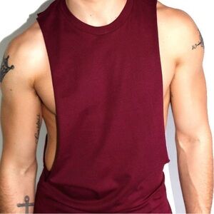NWT Marek + Richard Core Shredder tank - burgundy Sz XS
